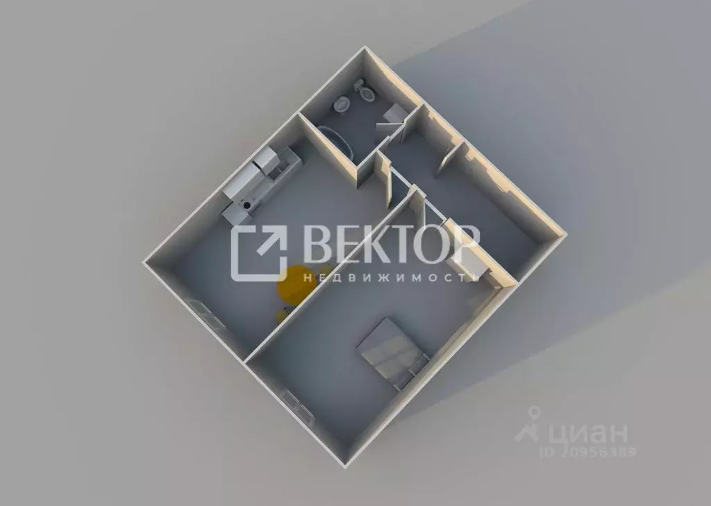 1-к кв. Ярославская область, Ярославль ул. Дядьковская, 16А (40.9 м) - Фото 2