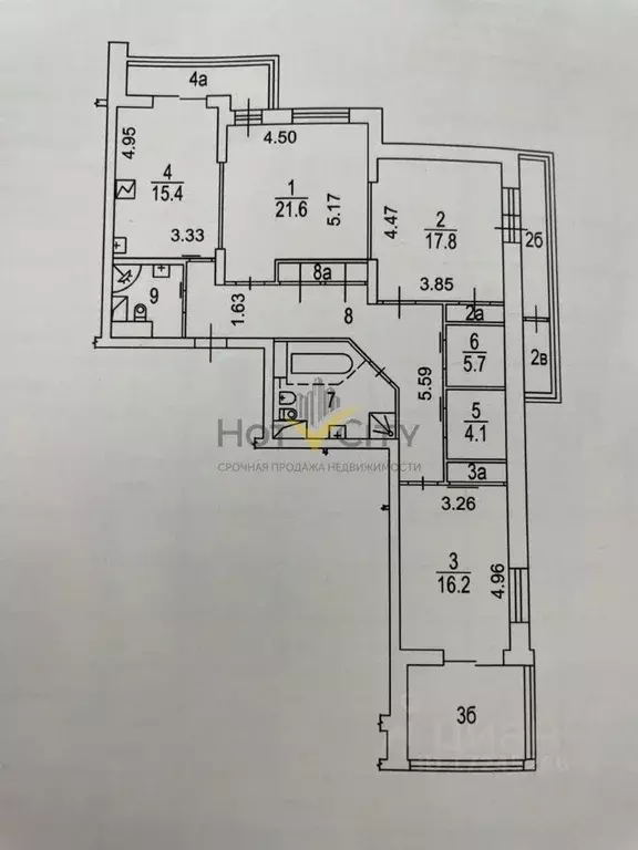 3-к кв. Москва Ярцевская ул., 27к1 (119.8 м) - Фото 2