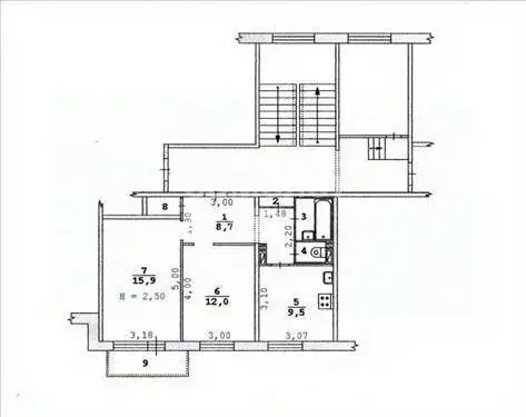 2-к кв. Свердловская область, Екатеринбург ул. Техническая, 28 (52.0 ... - Фото 2