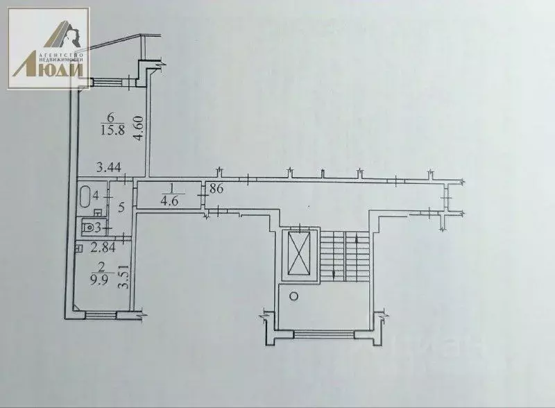 1-к кв. Новосибирская область, Новосибирск ул. Титова, 238 (37.2 м) - Фото 2