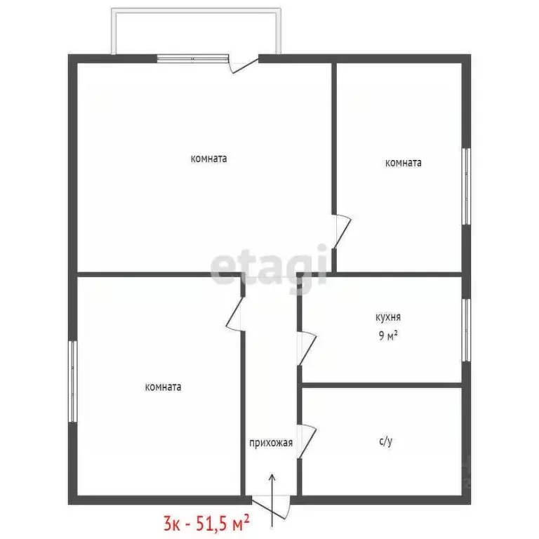 3-к кв. Свердловская область, Екатеринбург Елизавет жилрайон, пер. ... - Фото 1