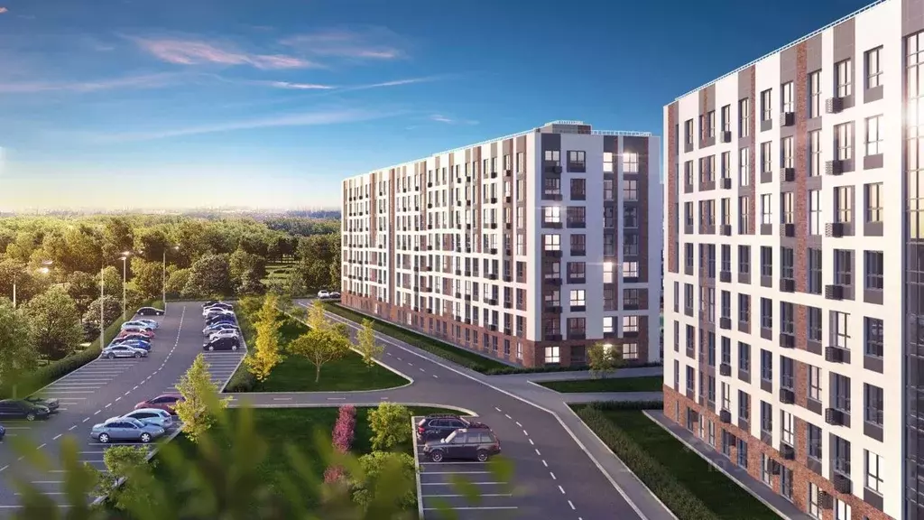 2-к кв. Татарстан, с. Высокая Гора Атмосфера жилой комплекс (45.39 м) - Фото 1