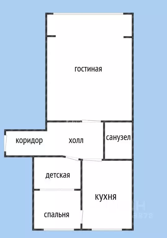 3-к кв. Дагестан, Каспийск ул. Каспийская, 16 (74.0 м) - Фото 2