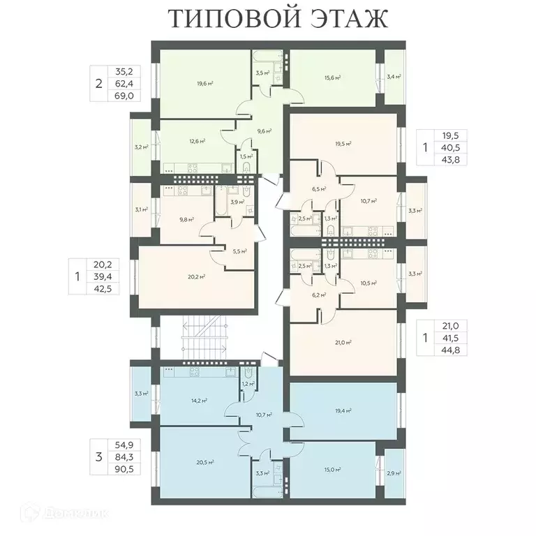 Продаётся 3-к квартира, 91.3 м - Фото 1