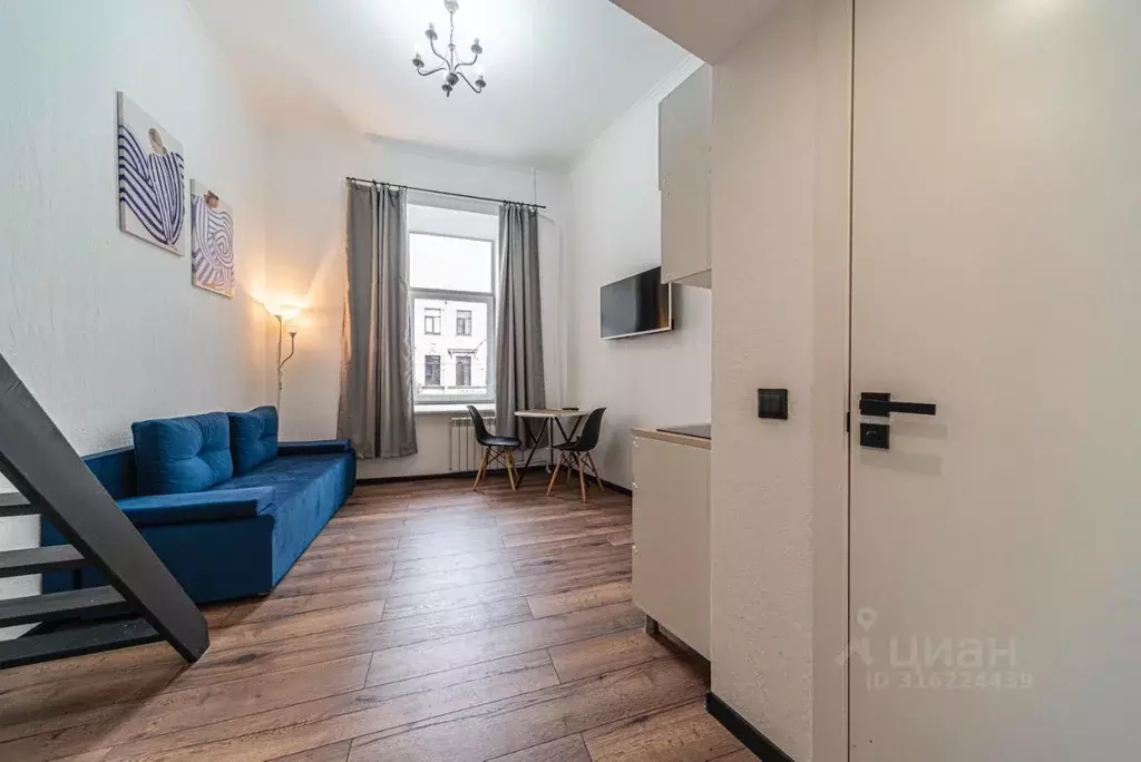 Студия Санкт-Петербург Гороховая ул., 73 (30.0 м) - Фото 1