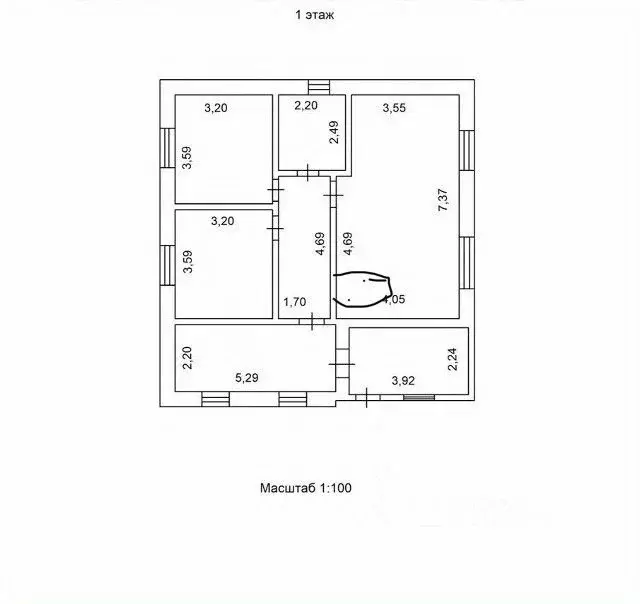 Дом в Челябинская область, Красноармейский муниципальный округ, д. ... - Фото 1