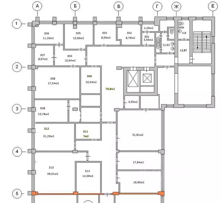 Офис в Москва Варшавское ш., 129к2 (256 м) - Фото 2