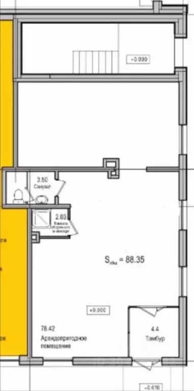 Помещение свободного назначения в Санкт-Петербург Лесной просп., 23А ... - Фото 1