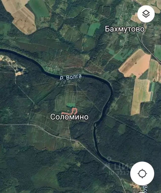 Участок в Тверская область, Ржевский муниципальный округ, д. Соломино  ... - Фото 0