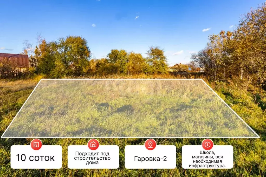 Участок в Хабаровский край, Хабаровский район, с. Гаровка-2 Поселочная ... - Фото 1