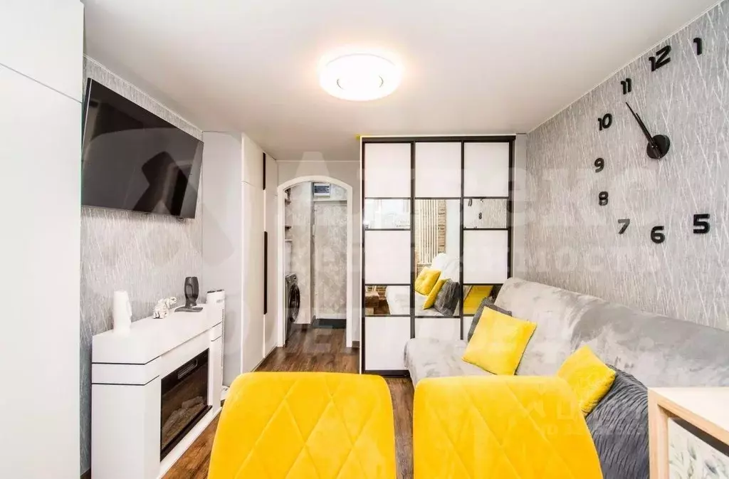 Студия Тюменская область, Тюмень ул. 30 лет Победы, 77 (18.5 м) - Фото 1