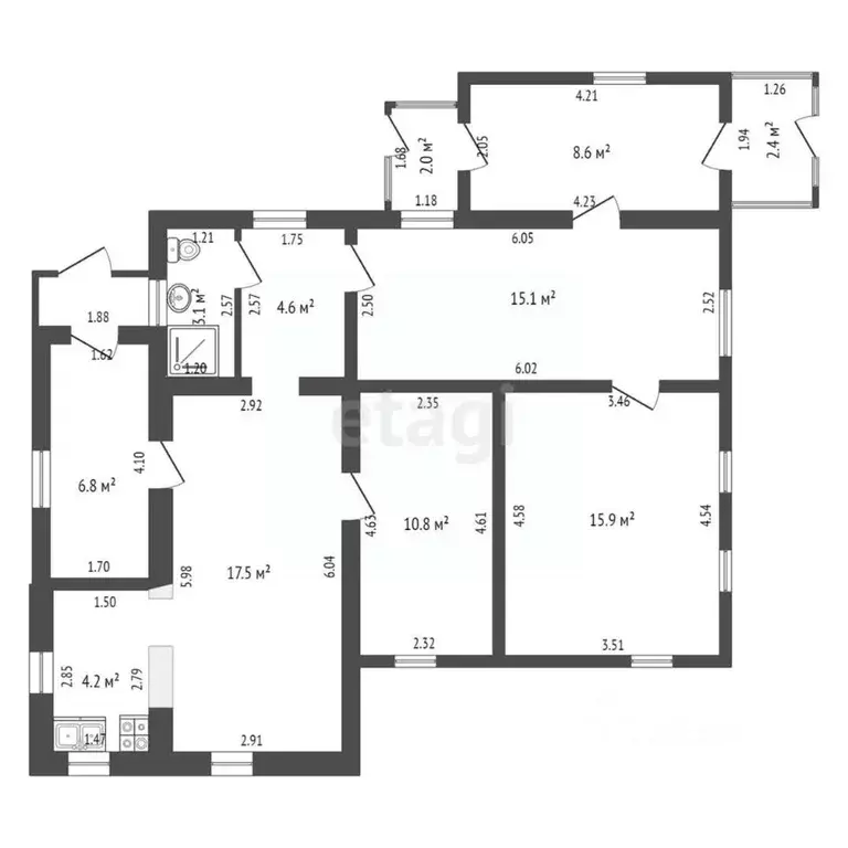 Дом в Тамбовская область, Тамбов ул. Киквидзе, 90А (71 м) - Фото 1
