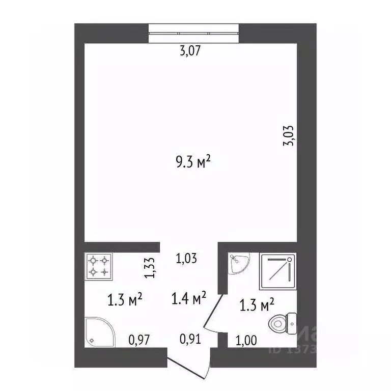 Студия Амурская область, Благовещенский район, с. Чигири Юбилейная ... - Фото 2