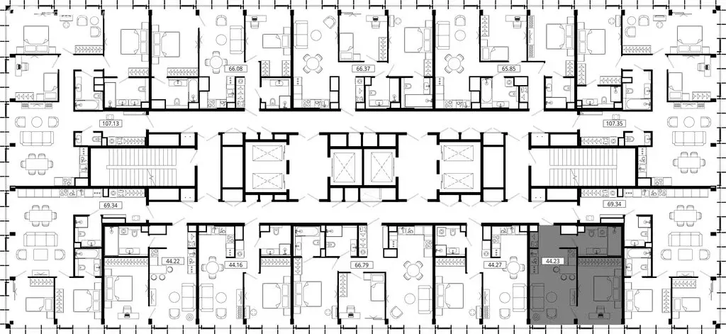 1-комнатная квартира: Москва, 4-я улица Марьиной Рощи, 10к1 (43.9 м) - Фото 1