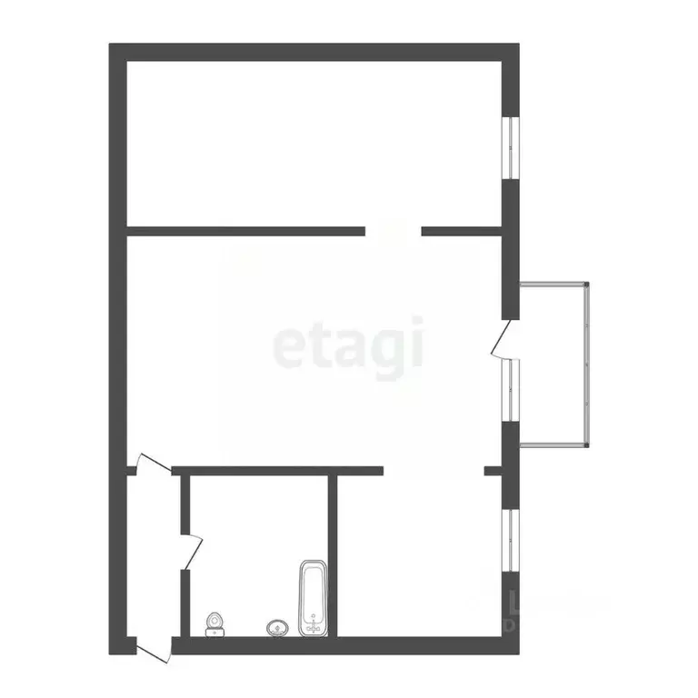 2-к кв. Бурятия, Улан-Удэ Ключевская ул., 100 (45.3 м) - Фото 2