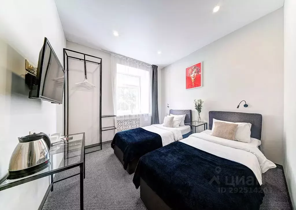 Комната Москва Прямой пер., 3С1 - Фото 2