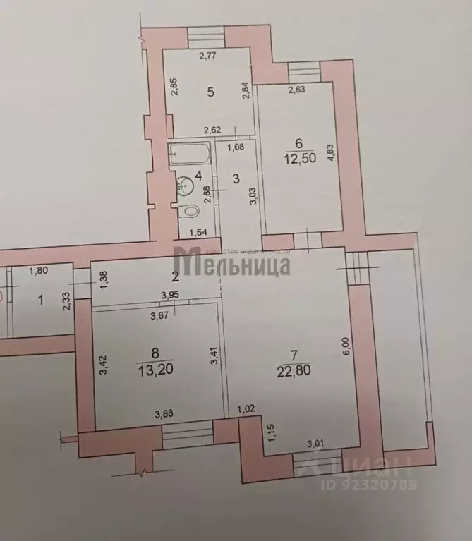 3-к кв. Волгоградская область, Волгоград ул. Гвоздкова, 20 (74.0 м) - Фото 1