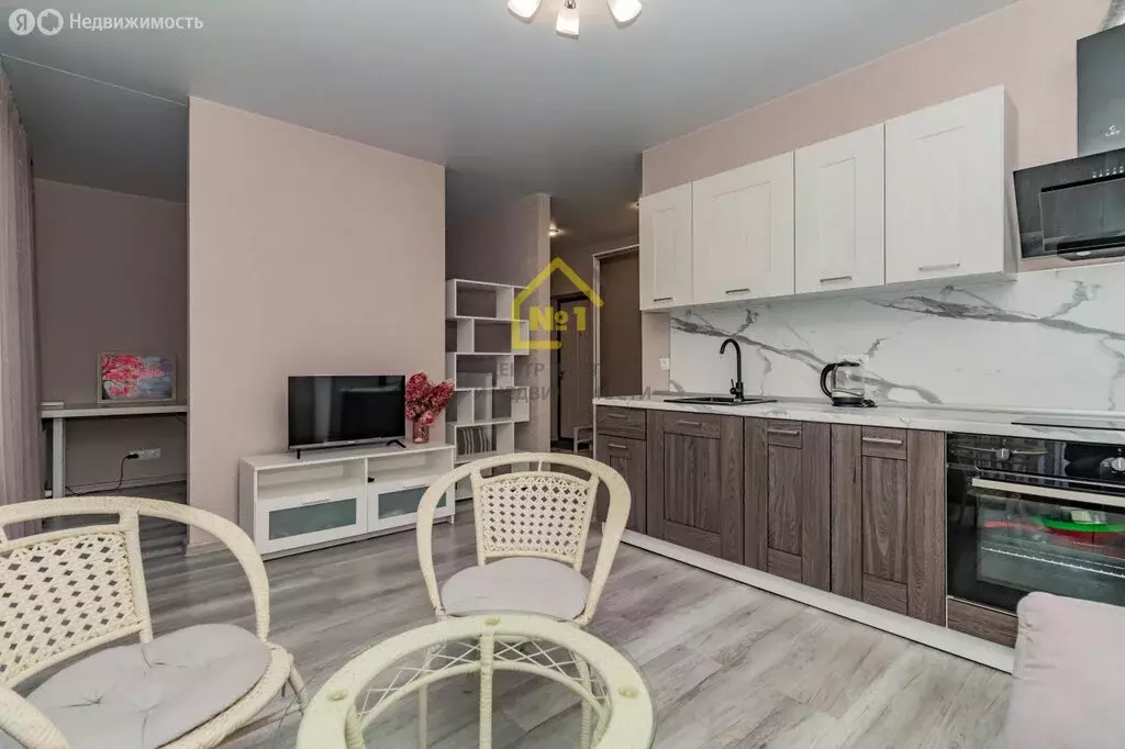 Квартира-студия: посёлок Западный, микрорайон Привилегия, Уютная ... - Фото 1