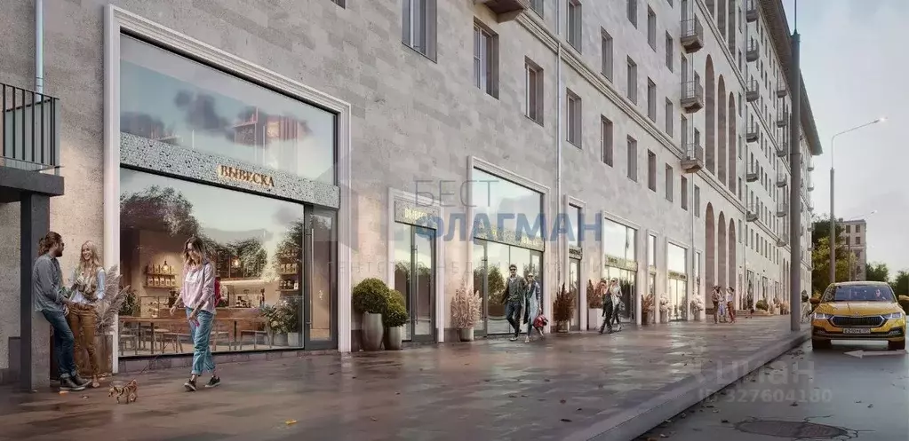 Помещение свободного назначения в Москва Ленинский просп., 70/11 (74 ... - Фото 1