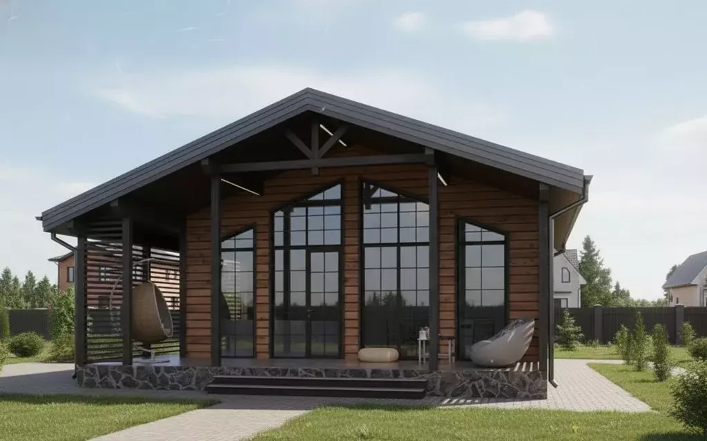 Дом в Ленинградская область, Приозерский район, Громовское с/пос, ... - Фото 1