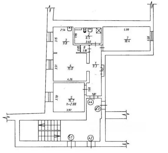 3-к кв. Иркутская область, Иркутск ул. Ленина, 25 (75.3 м) - Фото 2