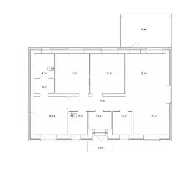 Дом в Томская область, Томск Аникино мкр,  (104 м) - Фото 1