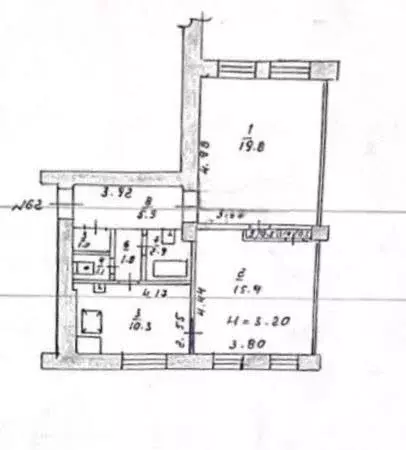 2-комнатная квартира: Тула, улица Кутузова, 4 (59.1 м) - Фото 1