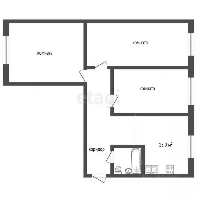 3-к кв. Свердловская область, Талица пос. Маян, ул. Лермонтова, 4А ... - Фото 2
