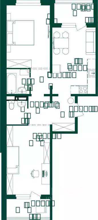 2-к кв. Алтай, Майминский район, с. Майма Алтайская ул., 2к2 (64.1 м) - Фото 1