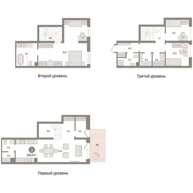 3-к кв. Свердловская область, Екатеринбург Эльмаш жилрайон, пер. ... - Фото 1