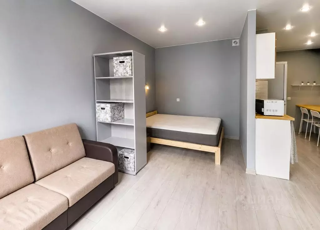 Студия Санкт-Петербург ул. Парфеновская, 7к1 (28.8 м) - Фото 1
