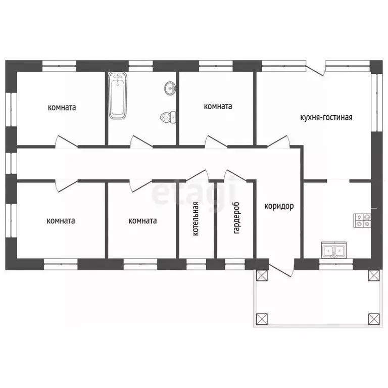 Дом в Калужская область, Калуга ул. Непокоренных Ленинградцев, 50Б ... - Фото 2