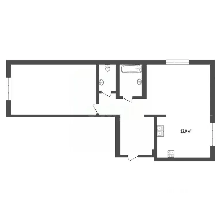 2-к кв. Татарстан, Альметьевск просп. Строителей, 74 (59.6 м) - Фото 2