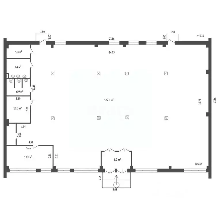 Офис в Ямало-Ненецкий АО, Муравленко Молодежная ул., 11А (434 м) - Фото 2