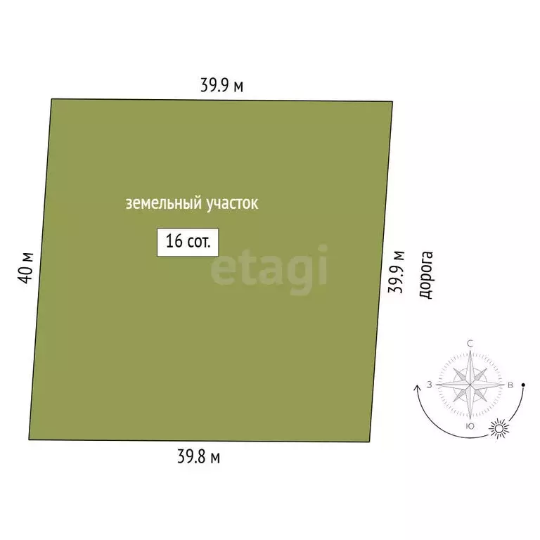 Участок в Тюменская область, Нижнетавдинский муниципальный округ, ... - Фото 1