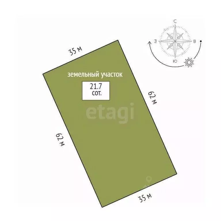 Участок в Тюменская область, Тюменский муниципальный округ, ... - Фото 2