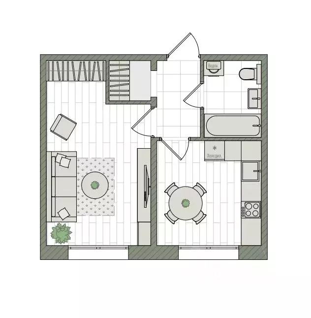 1-к кв. Кировская область, Киров бул. Прибрежный, 6 (34.2 м) - Фото 1