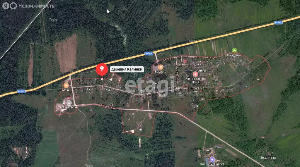 Участок в Калинки, Центральная улица (16.5 м) - Фото 1