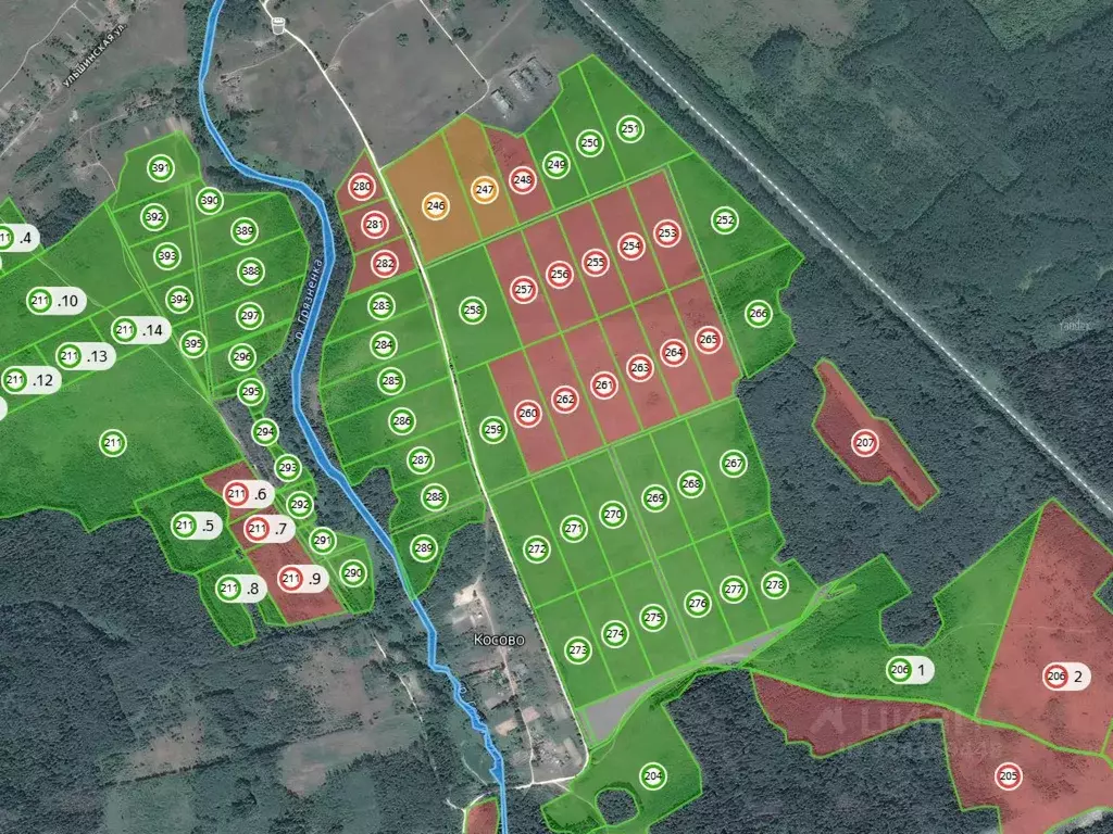 Участок в Калужская область, Дзержинский муниципальный округ, Угорское ... - Фото 2