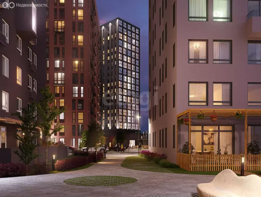 1-комнатная квартира: деревня Дударева, улица Сергея Джанбровского, 4 ... - Фото 1