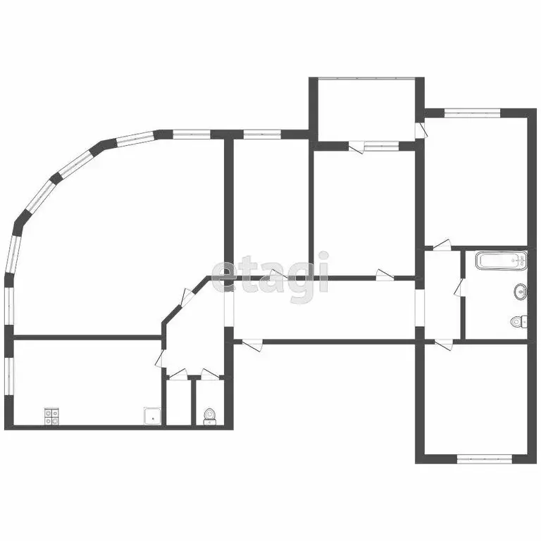4-комнатная квартира: Саранск, улица Коваленко, 7А (100 м) - Фото 1