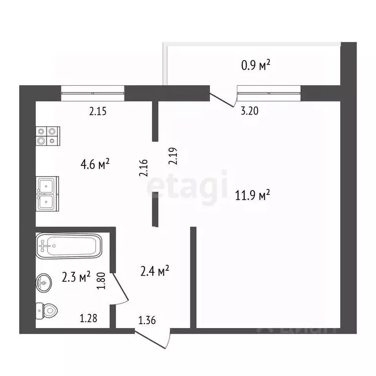 1-к кв. Забайкальский край, Чита ул. Нечаева, 24 (21.2 м) - Фото 0
