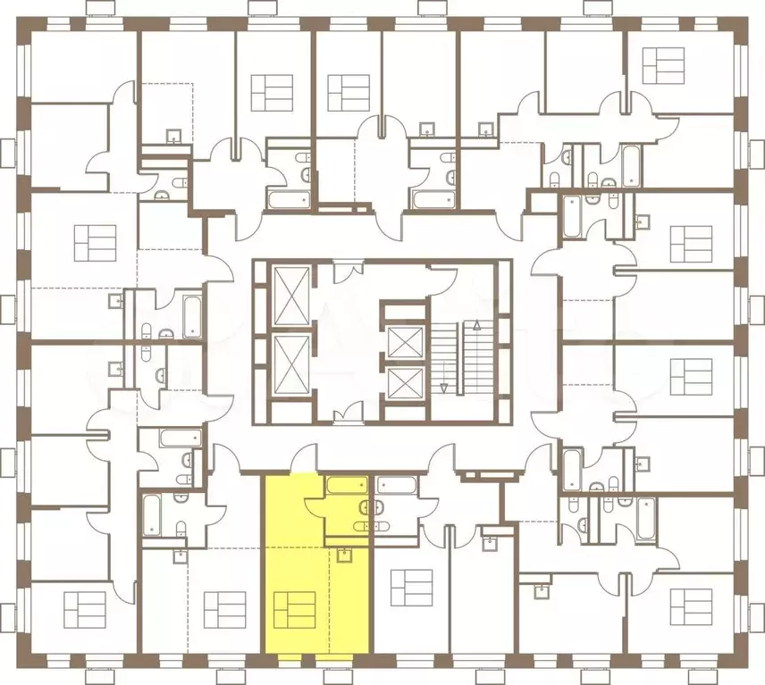 Квартира-студия, 30,1 м, 21/25 эт. - Фото 1