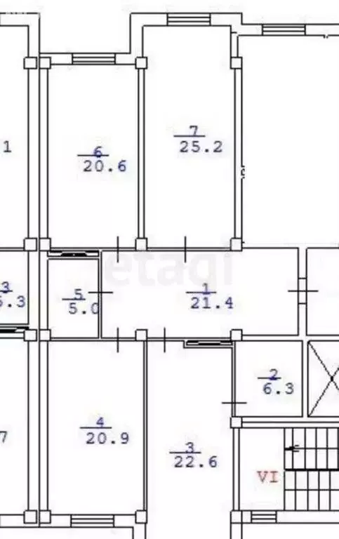 3-комнатная квартира: Махачкала, улица Абубакарова, 112 (122 м) - Фото 1