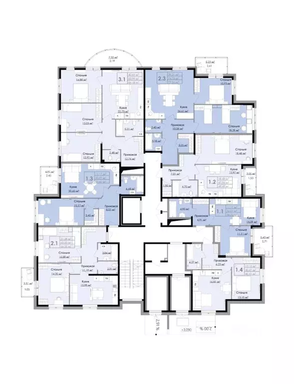 2-к кв. Ленинградская область, Выборг наб. Адмирала Чичагова, 6 (66.0 ... - Фото 2