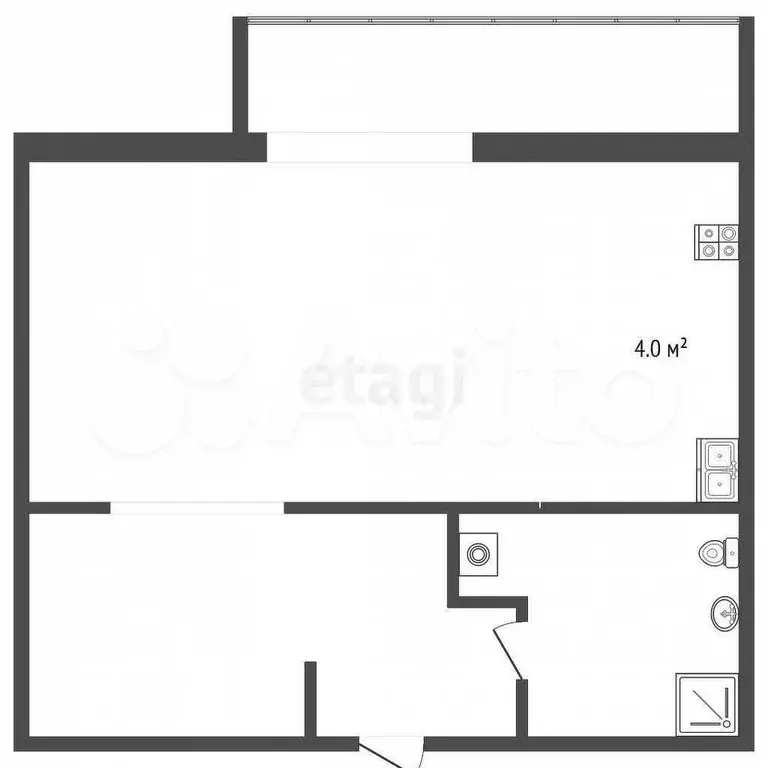 Квартира-студия, 28,2 м, 1/16 эт. - Фото 0