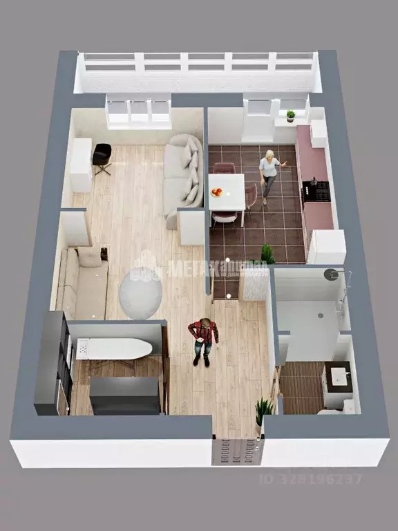 1-к кв. Брянская область, Брянск ул. Романа Брянского, 6 (50.7 м) - Фото 2