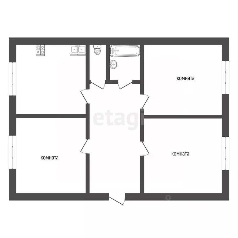 Дом в Владимирская область, Муром с. Татарово, ул. Лесная, 7 (68 м) - Фото 1