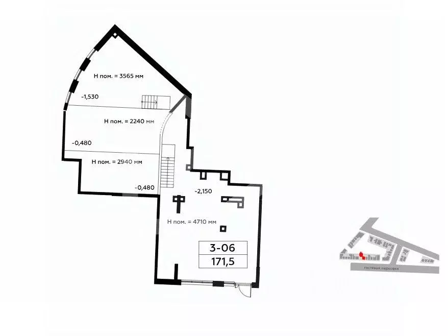 Помещение свободного назначения в Москва Родные кварталы жилой ... - Фото 2