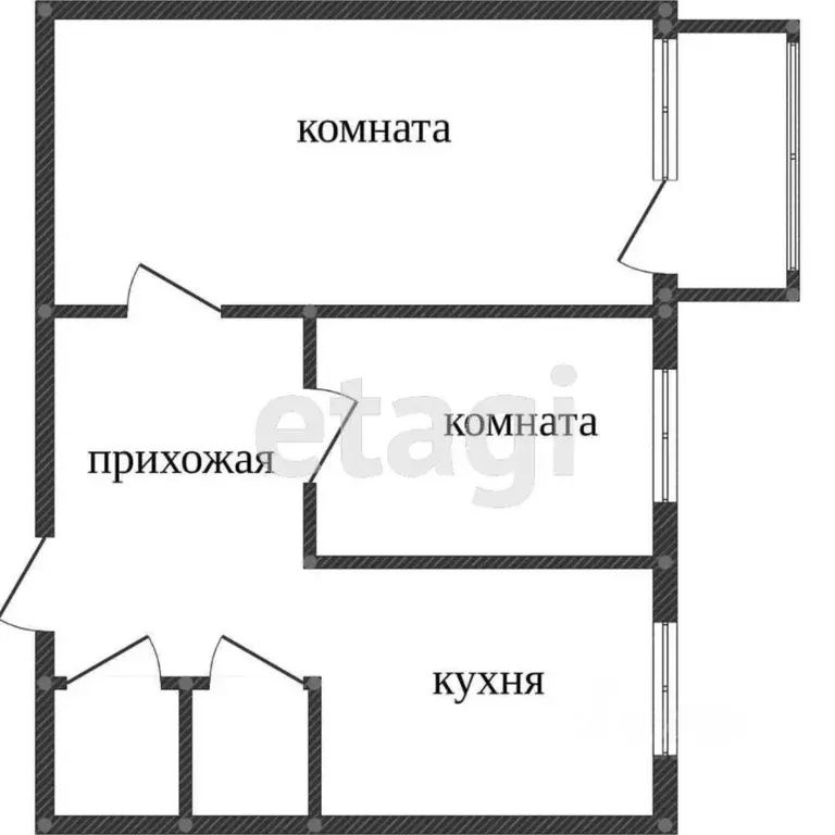 2-к кв. Ярославская область, Ярославль ул. Закгейма, 8 (40.0 м) - Фото 1